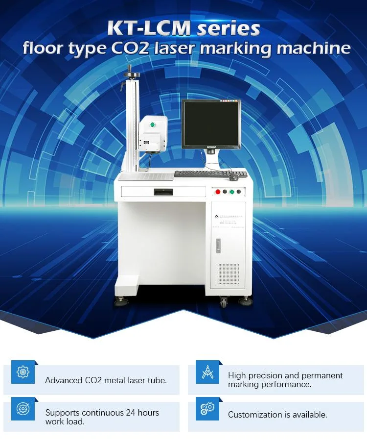 Monthly Deals 30W CO2 Laser Marking Engraving Machine for Wood Acrylic Leather Cotton Cloth